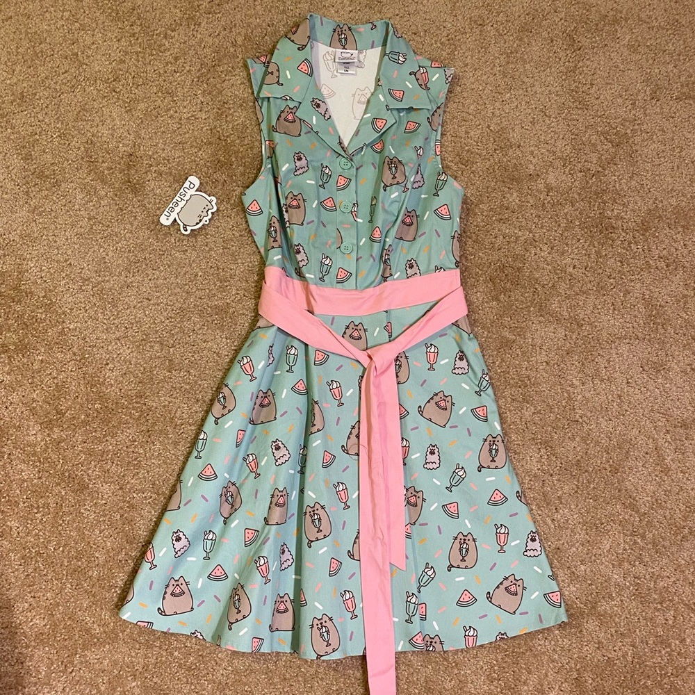 Pusheen strawberry sundae dress